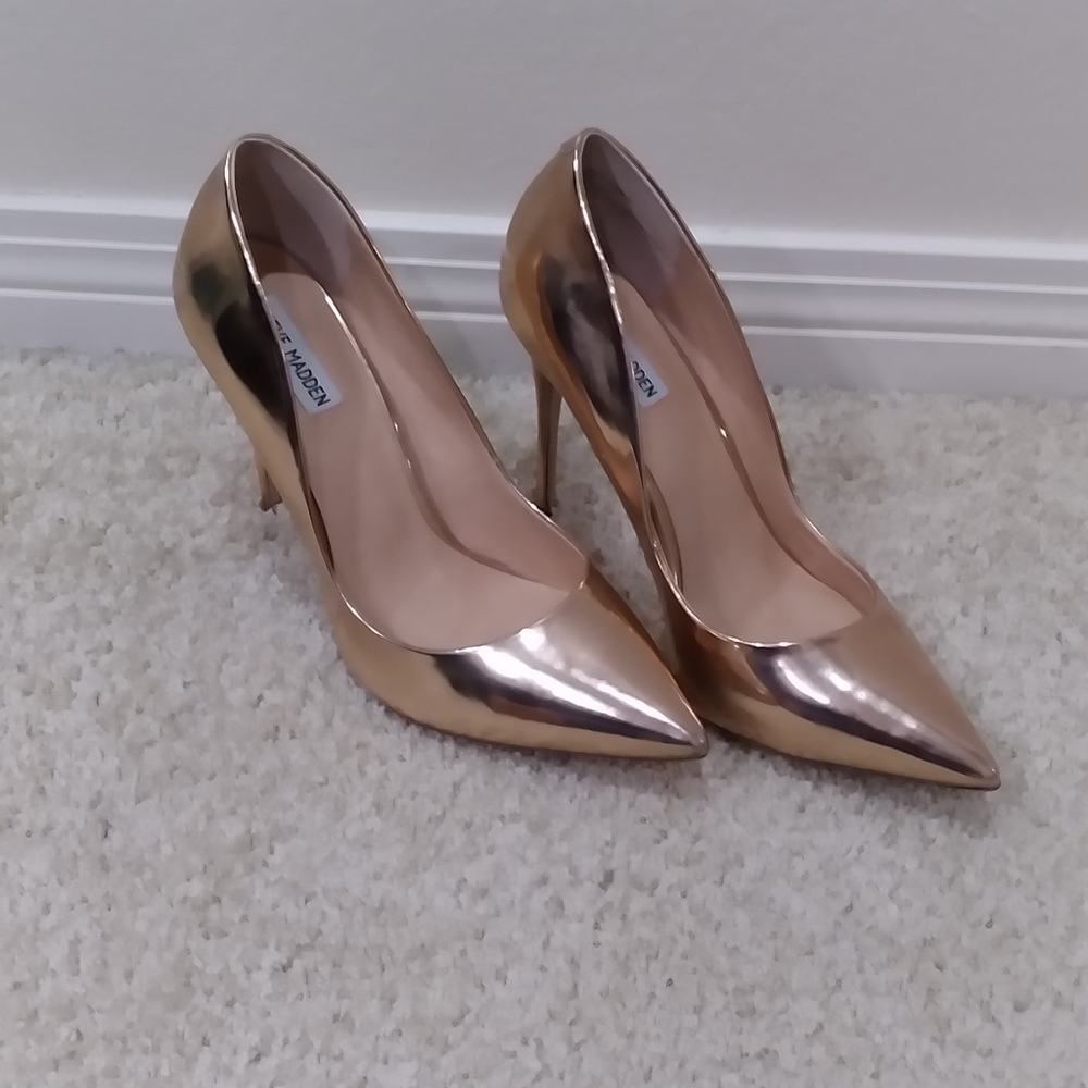 Rose Gold Steve Madden shoes